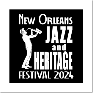 New Orleans Jazz Festival 2024 Posters and Art